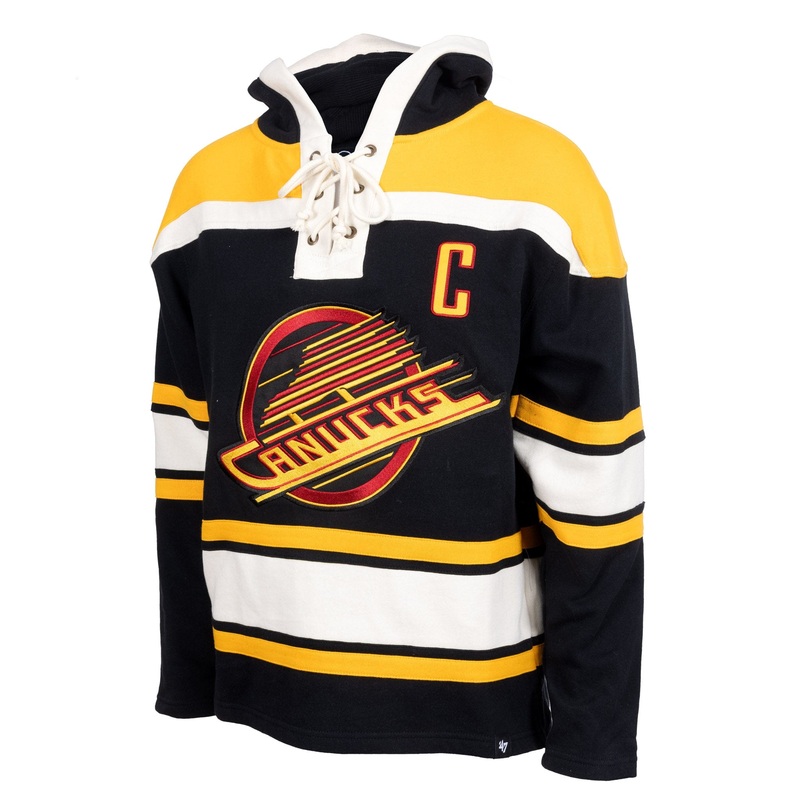 47 Brand NHLPA Lacer Fleece Mens Hoody – Vancouver Canucks Quinn Hughes