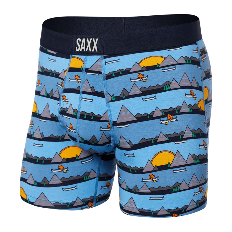 Saxx Ultra Boxers – Lazy River Blue