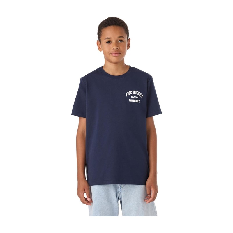 CCM T-Shirt Athleisure Jr Classic Navy