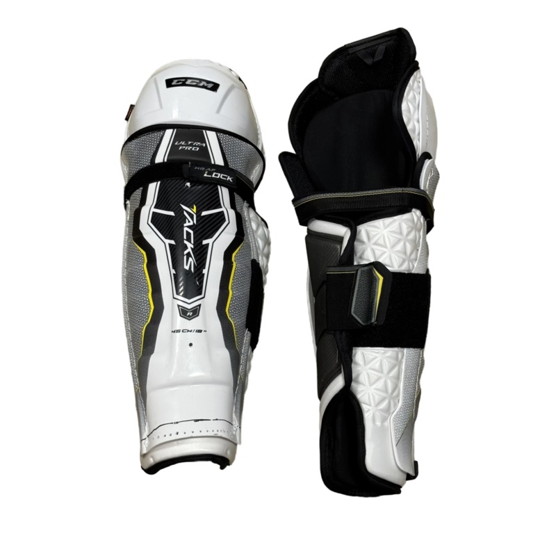 CCM Ultra Tacks – Used Pro Stock Shin Pads