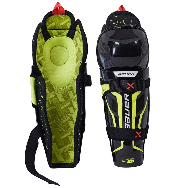 Bauer Vapor Velocity 2022 Youth Ice Hockey Shin Guards