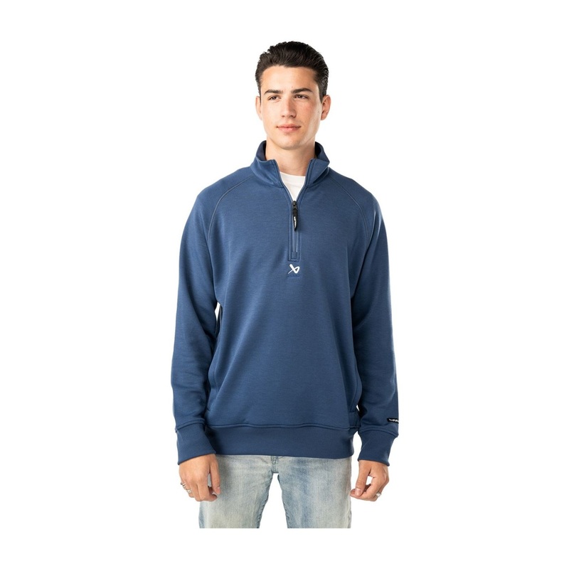 Bauer Sweater FLC 1/4 Zip Sr Oceana