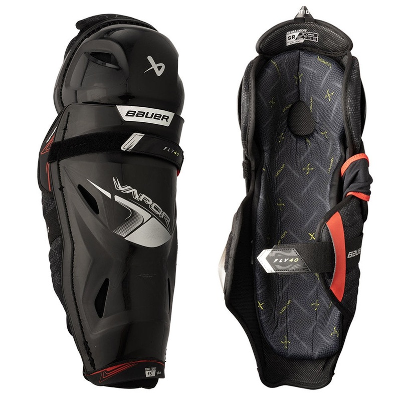 Bauer Vapor Fly40 Intermediate Ice Hockey Shin Guards