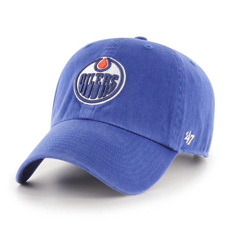 ’47 Brand Edmonton Oilers Clean Up Adjustable Hat