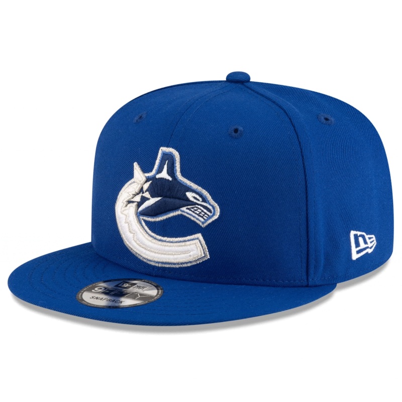 NewEra NHL 9Fifty Team Color Snapback Hat – Vancouver Canucks Orca