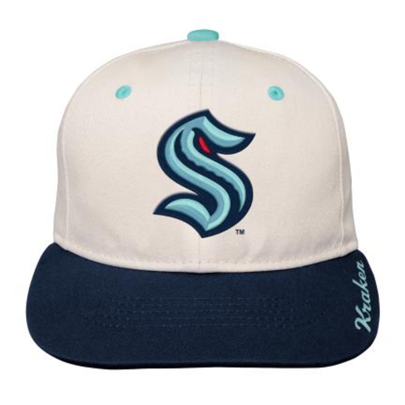 Youth Bone Crown Deadstock Flat Brim – Seattle Kraken
