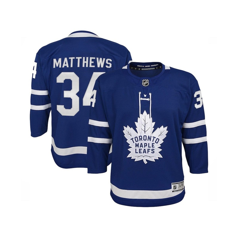 Toronto Maple Leafs Home Outer Stuff Premier Youth Jersey – Auston Matthews