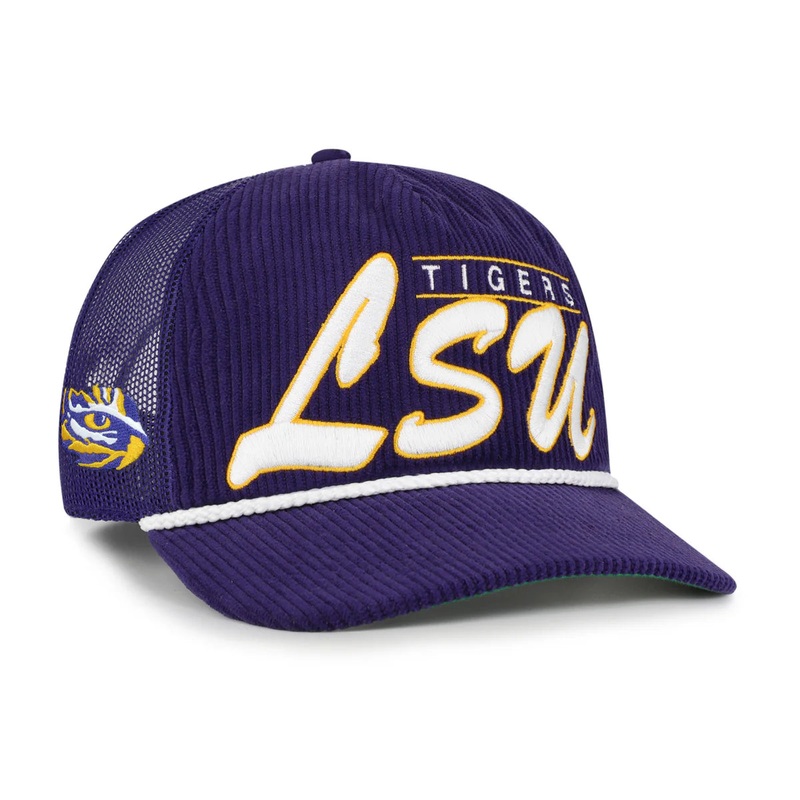 ’47 Brand Double Header Mesh Hitch RF Relaxed Fit- Louisiana State Tigers LSU