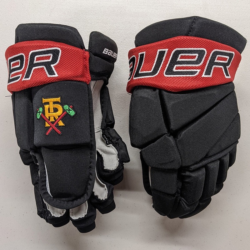 Toms River Blackhawks Custom Bauer Vapor Elite Gloves