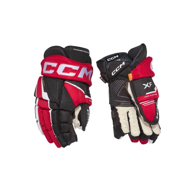 CCM Glove Tacks XF Jr Black/Red/White