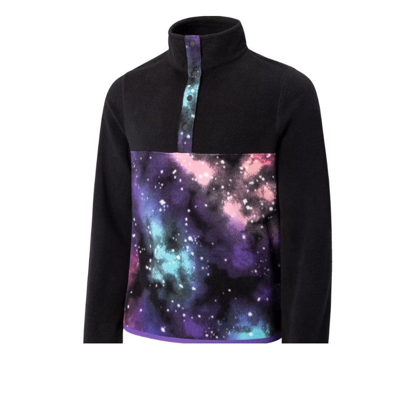 Girls’ Lily Fleece Top|MYSTIC CLOUD|FLORAL|XS|S|M|L