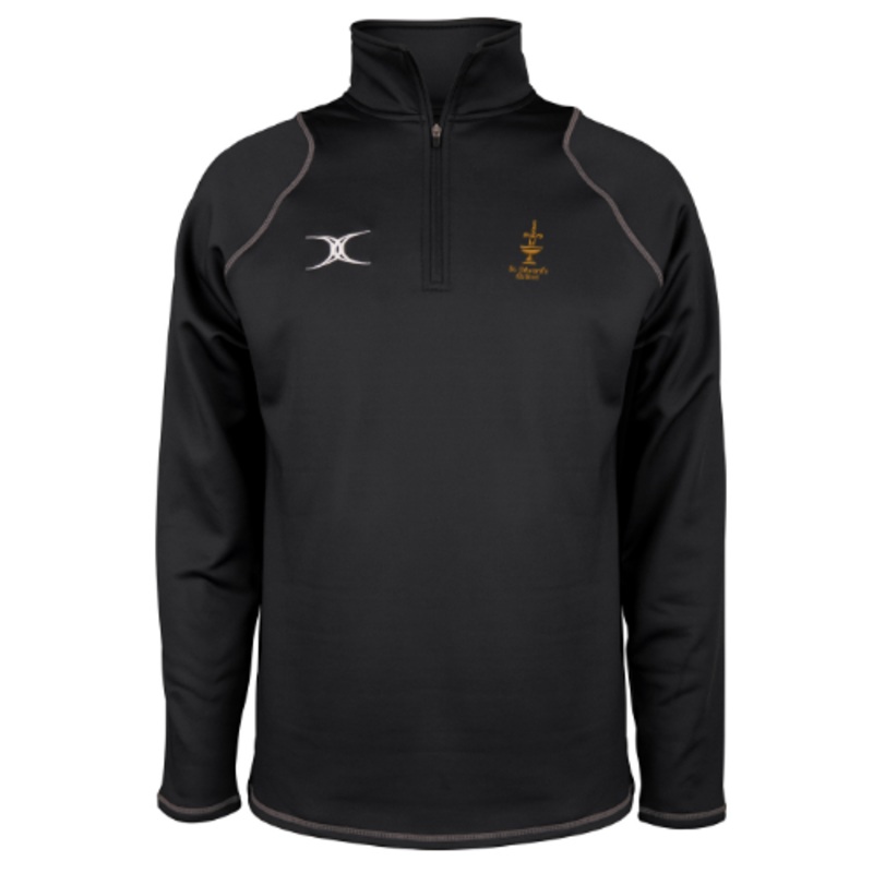 St Edwards School Child’s Black Quest Mens 1/4 Zip Fleece
