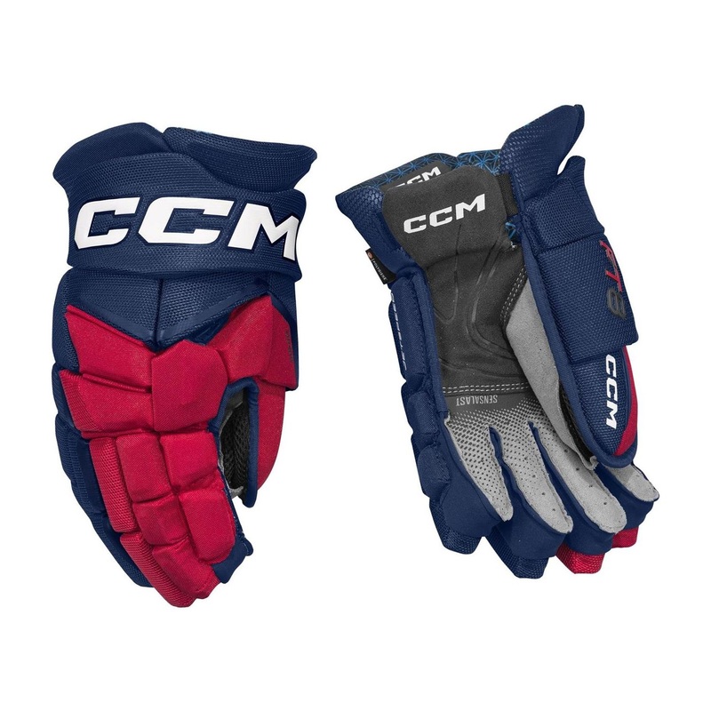 CCM Glove Jetspeed FT8 Sr Navy/Red/White