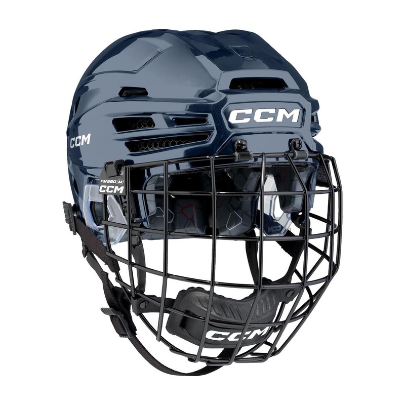 CCM Hockey Helmet Tacks 920 Combo Sr Navy