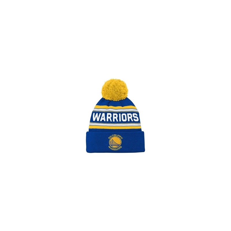 Outerstuff Hat Jacquard NBA Cuffed Knit Jr Golden State Warriors