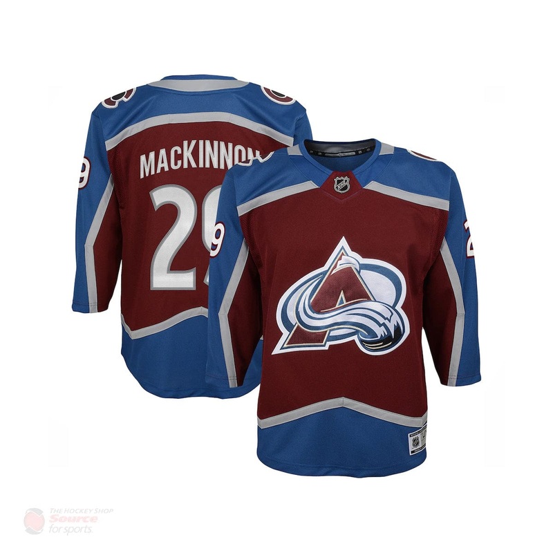 Colorado Avalanche Home Outer Stuff Premier Toddler Jersey – Nathan Mackinnon