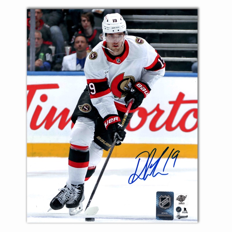 Drake Batherson Autographed Ottawa Senators Away 8×10 Photo