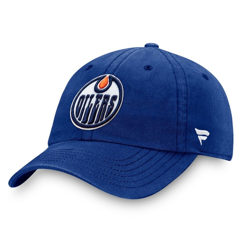 Fanatics Core Unstructured Primary Logo Adjustable Hat – Edmonton Oilers