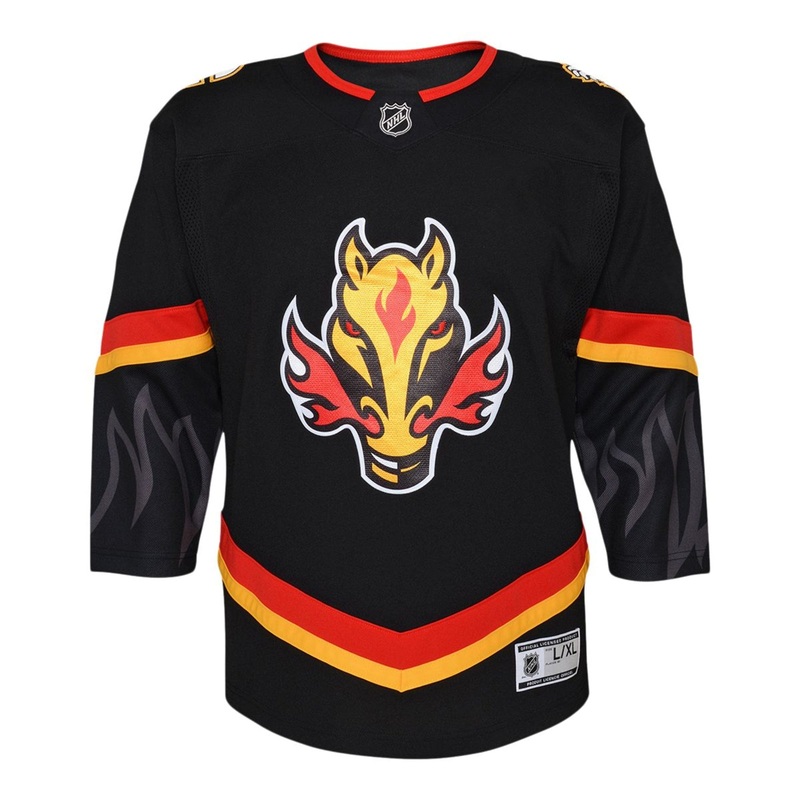 Outer Stuff Premier Toddler Jersey – Calgary Flames Third