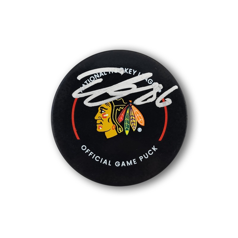 Teuvo Teravainen Autographed Chicago Black Hawks Official Hockey Puck