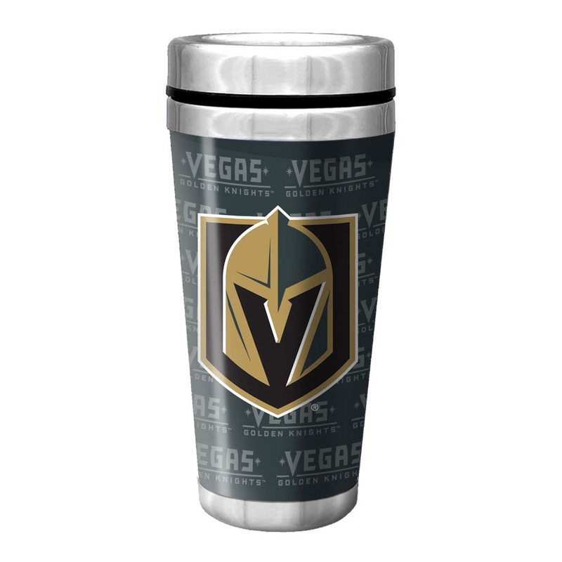 Vegas Golden Knights Travel Mug – 16 oz. Full Wrap Wallpaper