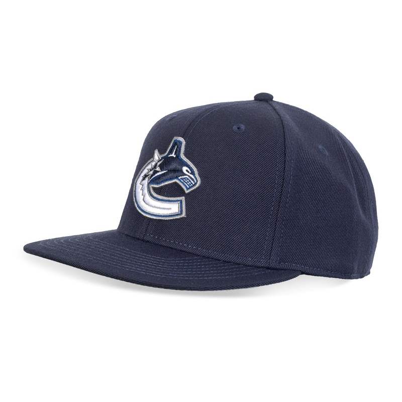 American Needle NHL Vintage Wool Replica Snapback Hat – Vancouver Canucks Orca