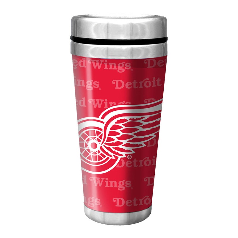 Detroit Red Wings Travel Mug – 16 oz Full Wrap Wallpaper