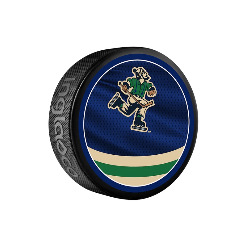 Pre-Order – Jake Debrusk Autographed Vancouver Canucks Reverse Retro Hockey Puck