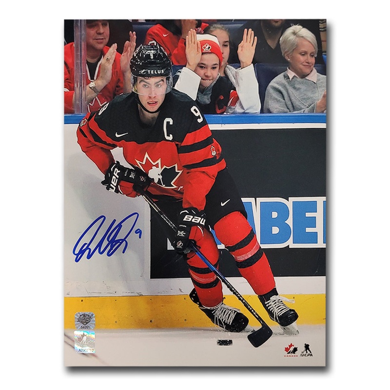 Dillon Dube Team Canada 8×10 Autographed Photo