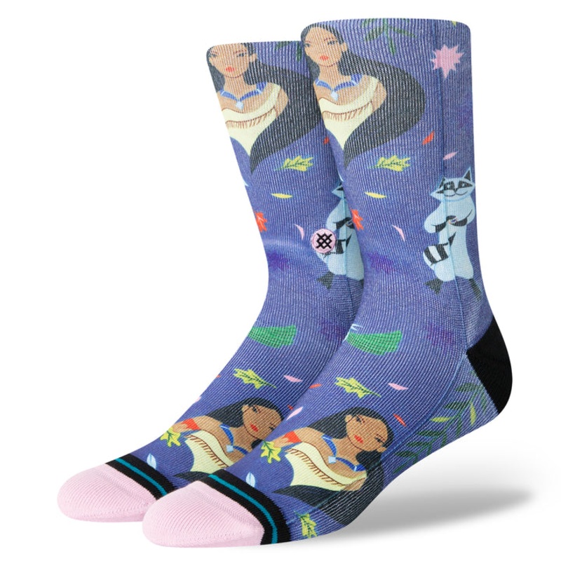 Disney 100 X Estee Preda X Stance Pocahontas Crew Socks
