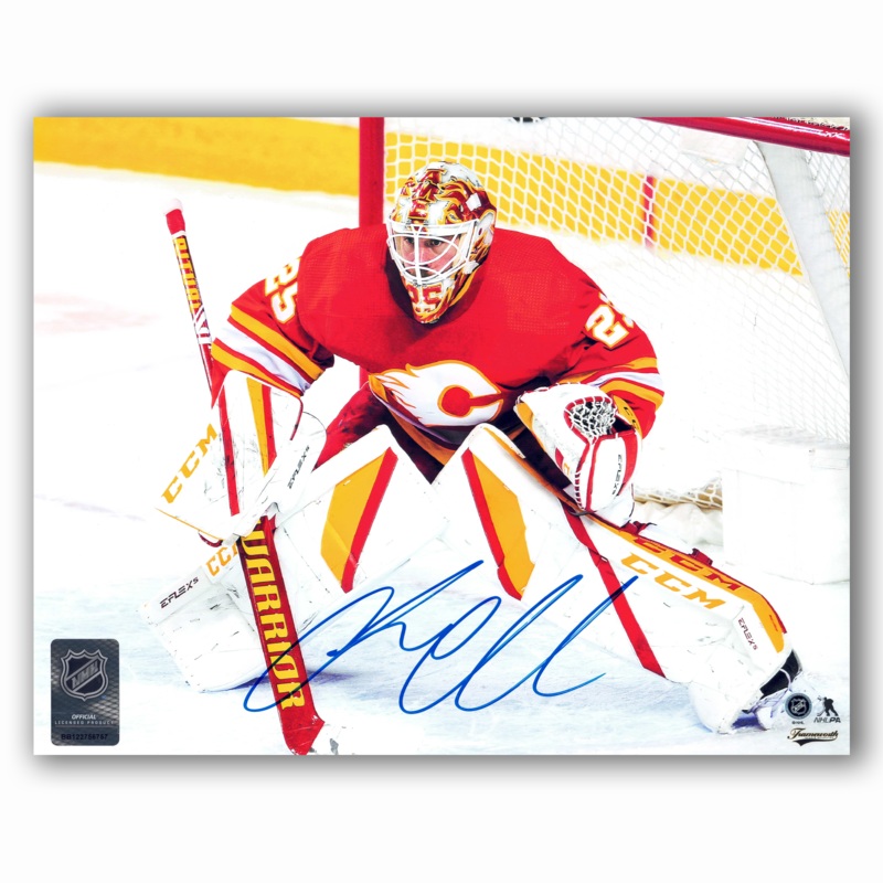 Jacob Markstrom Calgary Flames Home Autographed 8×10 Photo