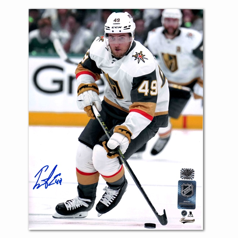 Ivan Barbashev Autographed Vegas Golden Knights Away 8×10