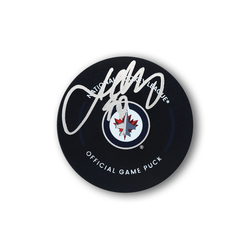Josh Morrissey Winnipeg Jets Autographed Official Hockey Puck