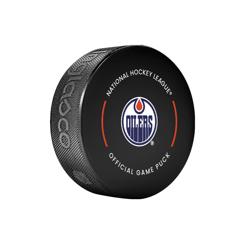 Pre-Order – Trent Frederic Autographed Edmonton Oilers Official Hockey Puck