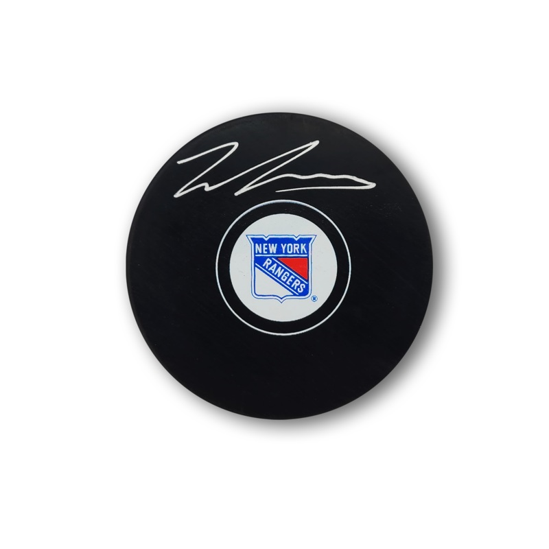 Will Cuylle Autographed New York Rangers Hockey Puck