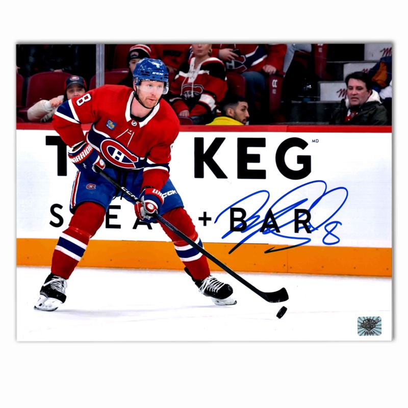 Mike Matheson Autographed Montreal Canadiens Home 8×10 Horizontal Photo