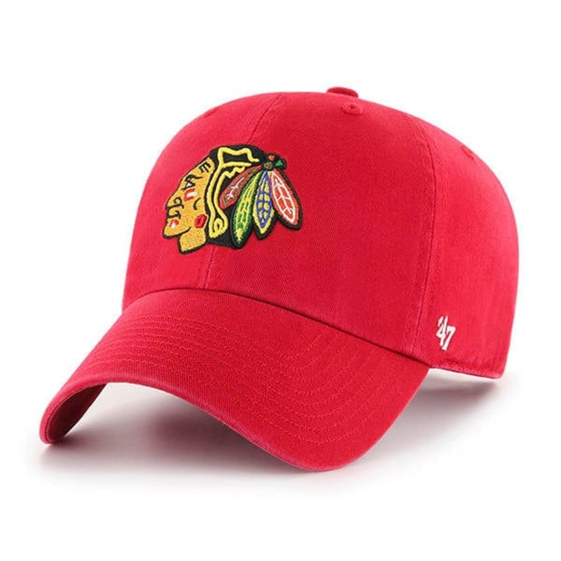 47 Brand NHL Alternate Clean Up Adjustable Hat – Chicago Blackhawks