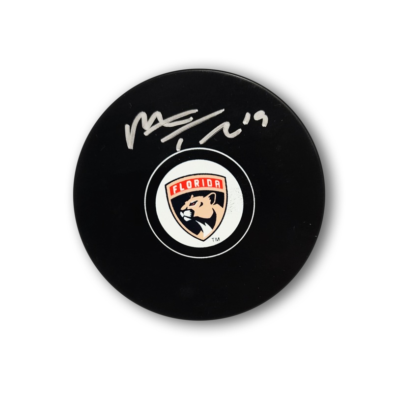 Matthew Tkachuk Autographed Florida Panthers Hockey Puck