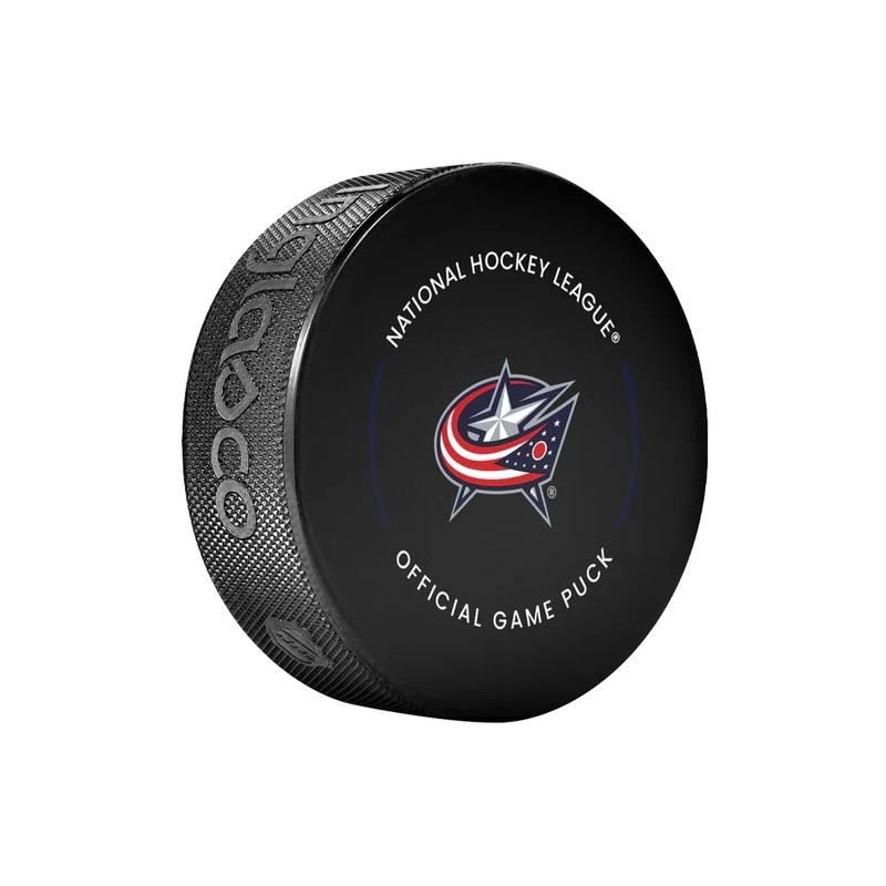 Pre-Order – Sean Monahan Autographed Columbus Blue Jackets Official Hockey Puck