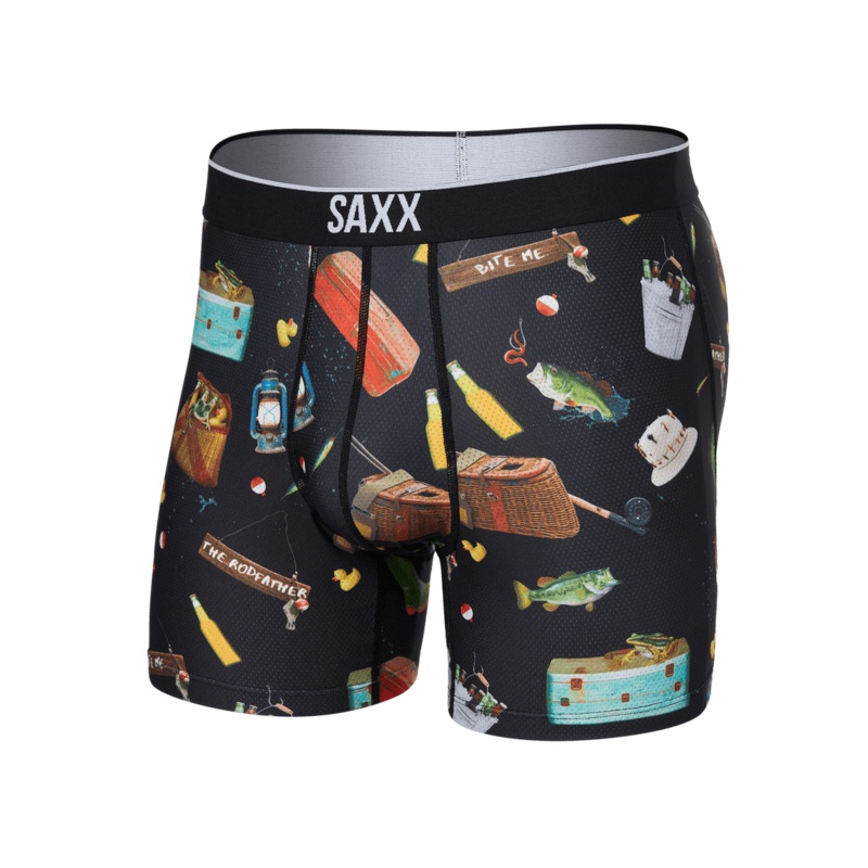 Volt Boxer Brief – Catch Phrases/Black