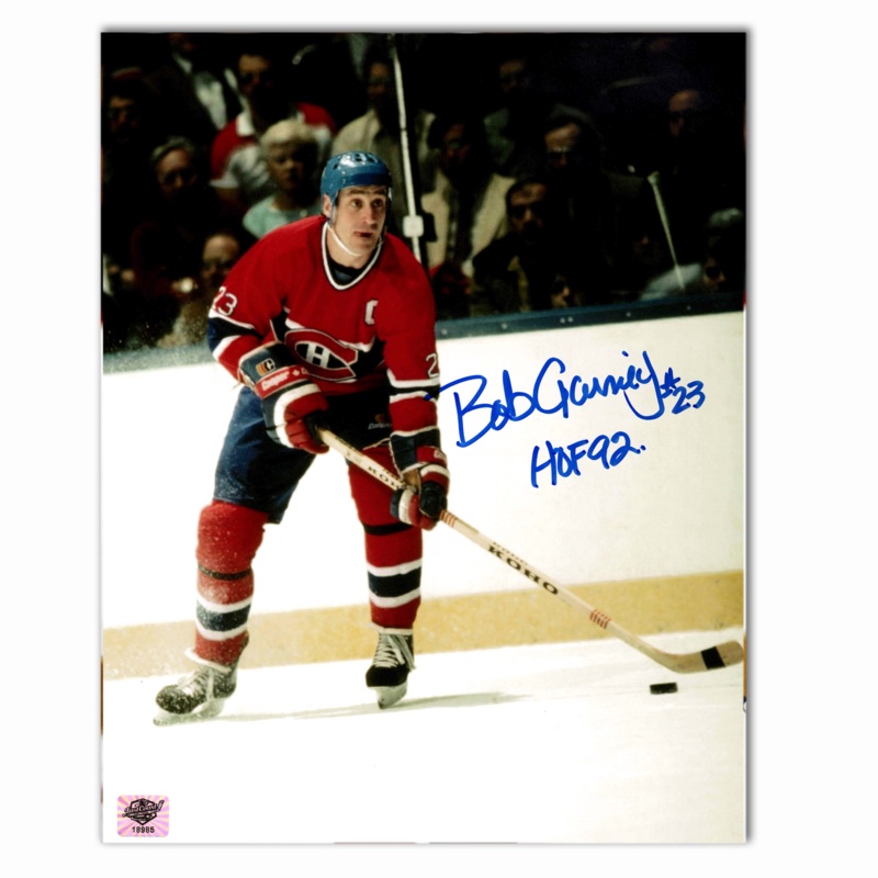 Bob Gainey Autographed Montreal Canadiens Home 8×10 Photo (HOF)