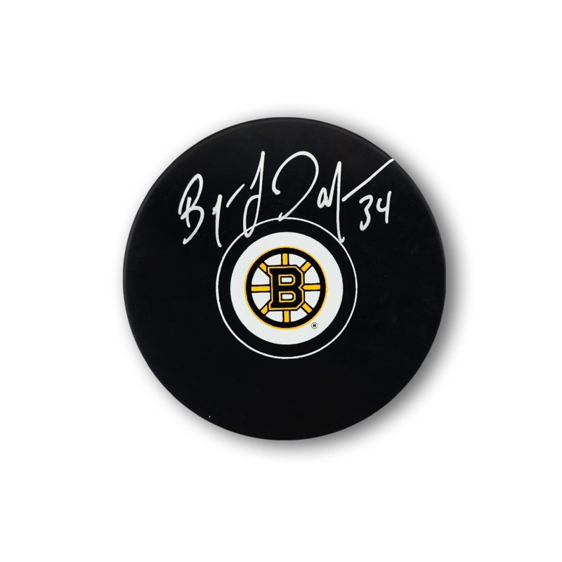 Byron Dafoe Autographed Boston Bruins Hockey Puck