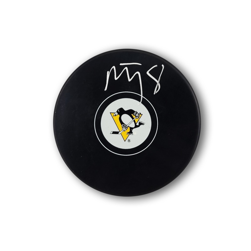Michael Bunting Autographed Pittsburgh Penguins Hockey Puck