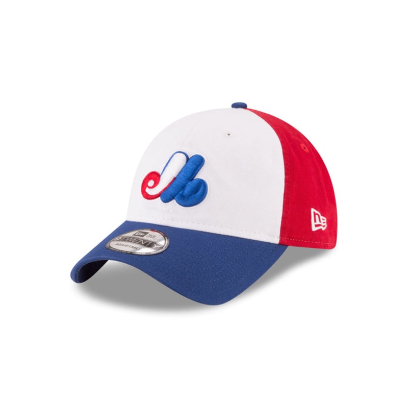 Montreal Expos Tricolor 9TWENTY Cooperstown Adjustable Hat
