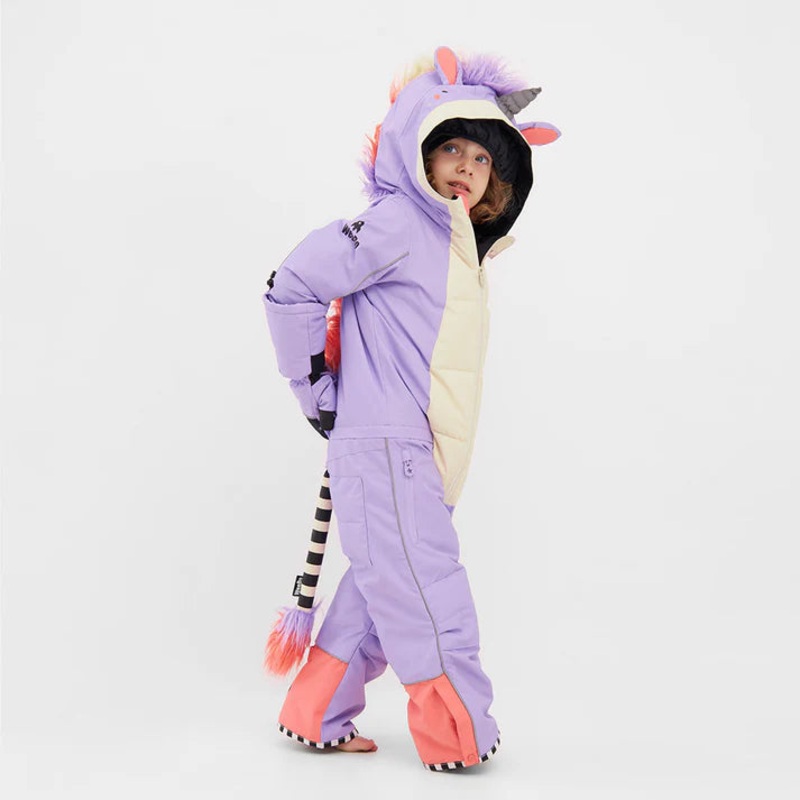 Weedo Youth Unido Lila Unicorn Snowsuit