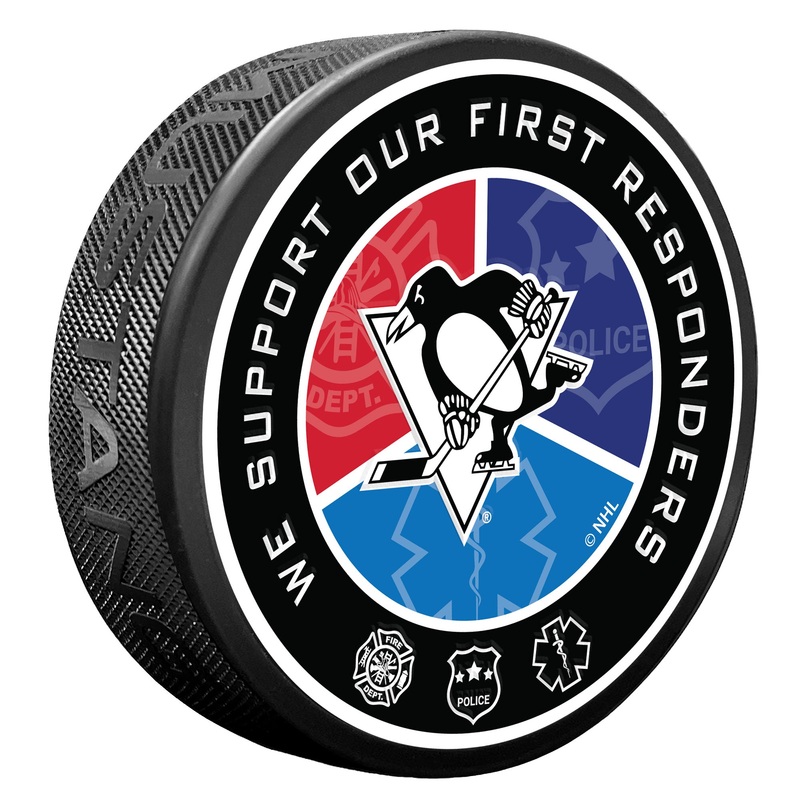 Pittsburgh Penguins Puck – First Responder