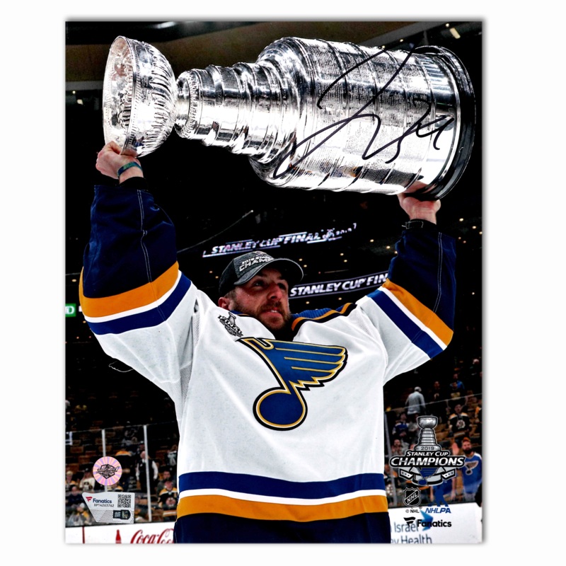 Jake Allen Autographed St. Louis Blues 2019 Stanley Cup 8×10 Photo