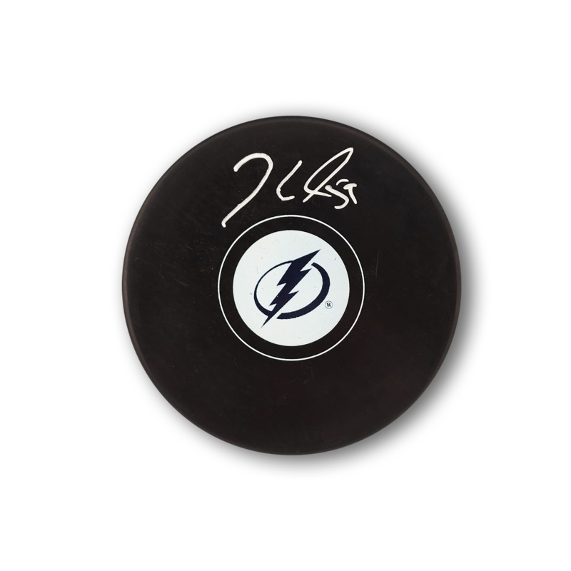 Jake Guentzel Autographed Tampa Bay Lightning Hockey Puck