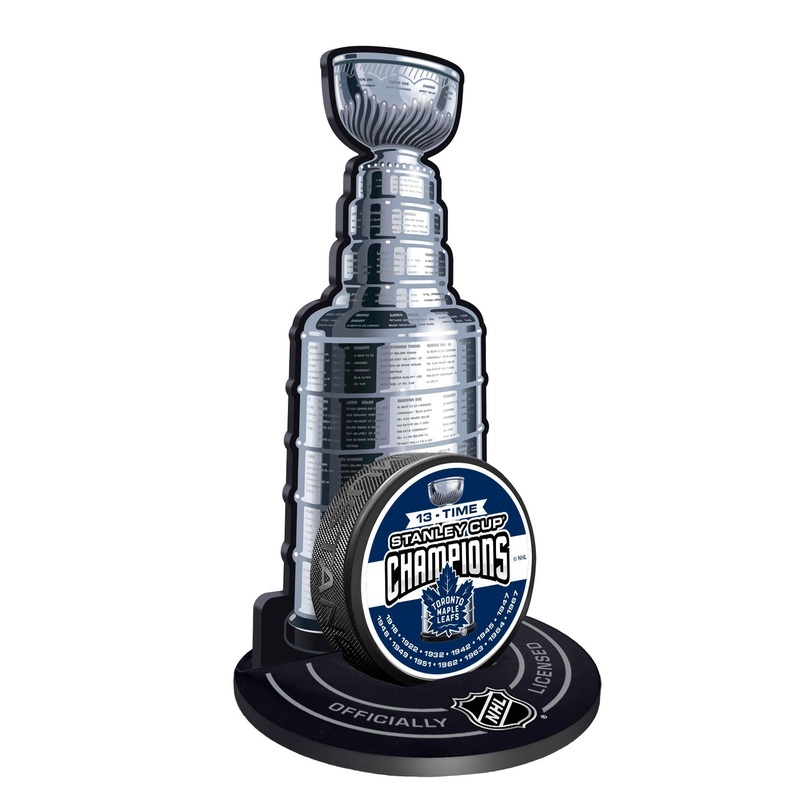 Toronto Maple Leafs Stanley Cup Champions Puck Stand