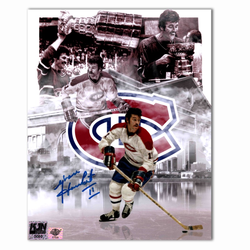 Yvon Lambert Autographed Montreal Canadiens 8×10 Photo